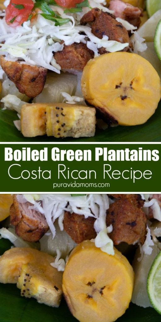 Costa Rican Boiled Plantains.