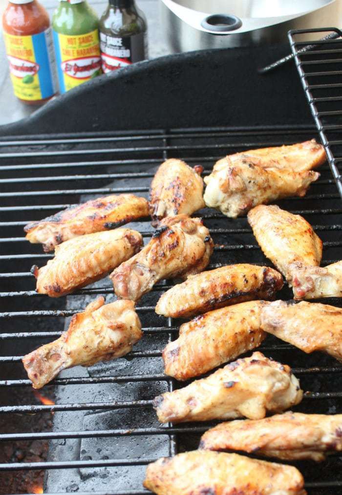 Grilled Mango Habanero Chicken Wings