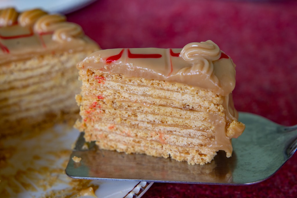 slice of Torta Chilena Costa Rica