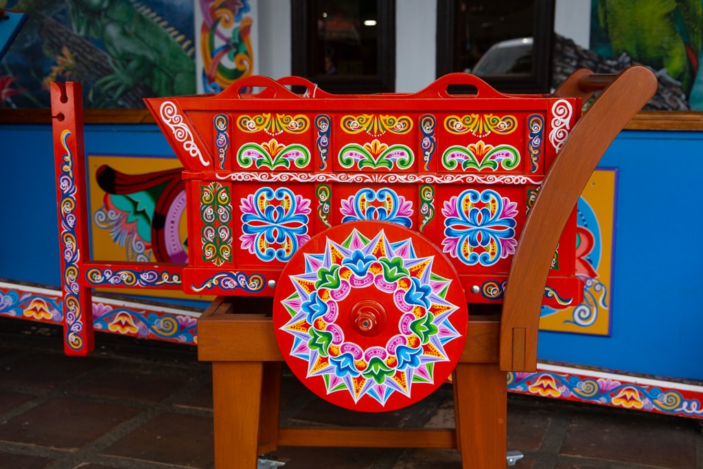 traditional costa rican ox cart